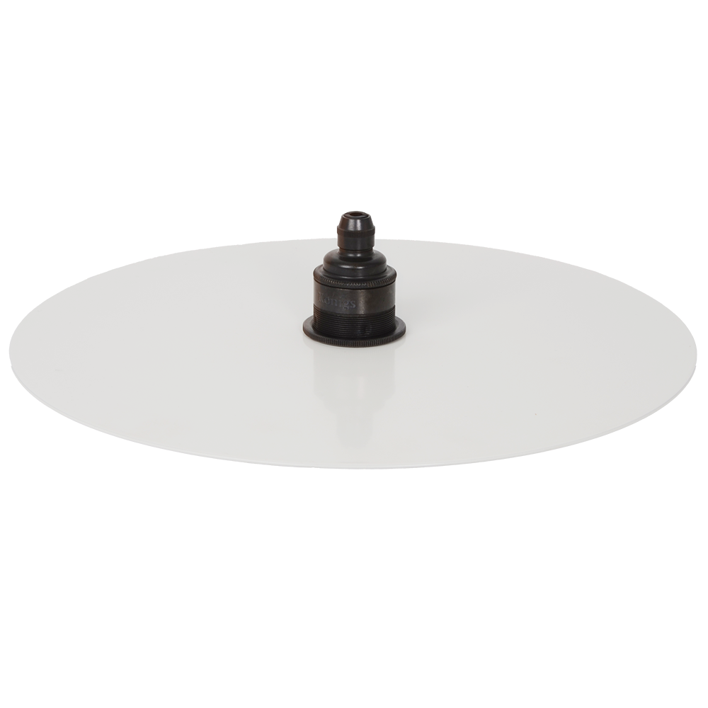 Lampenschirm Disc Weiss