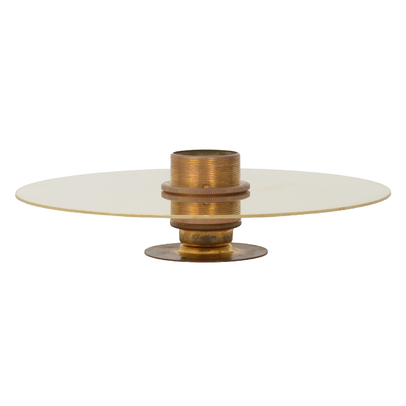 Lampenschirm Disc Messing roh 21 cm