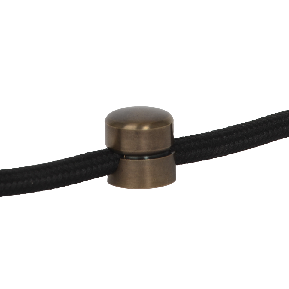 Kabelhalter Metall 2-teilig klein Old English