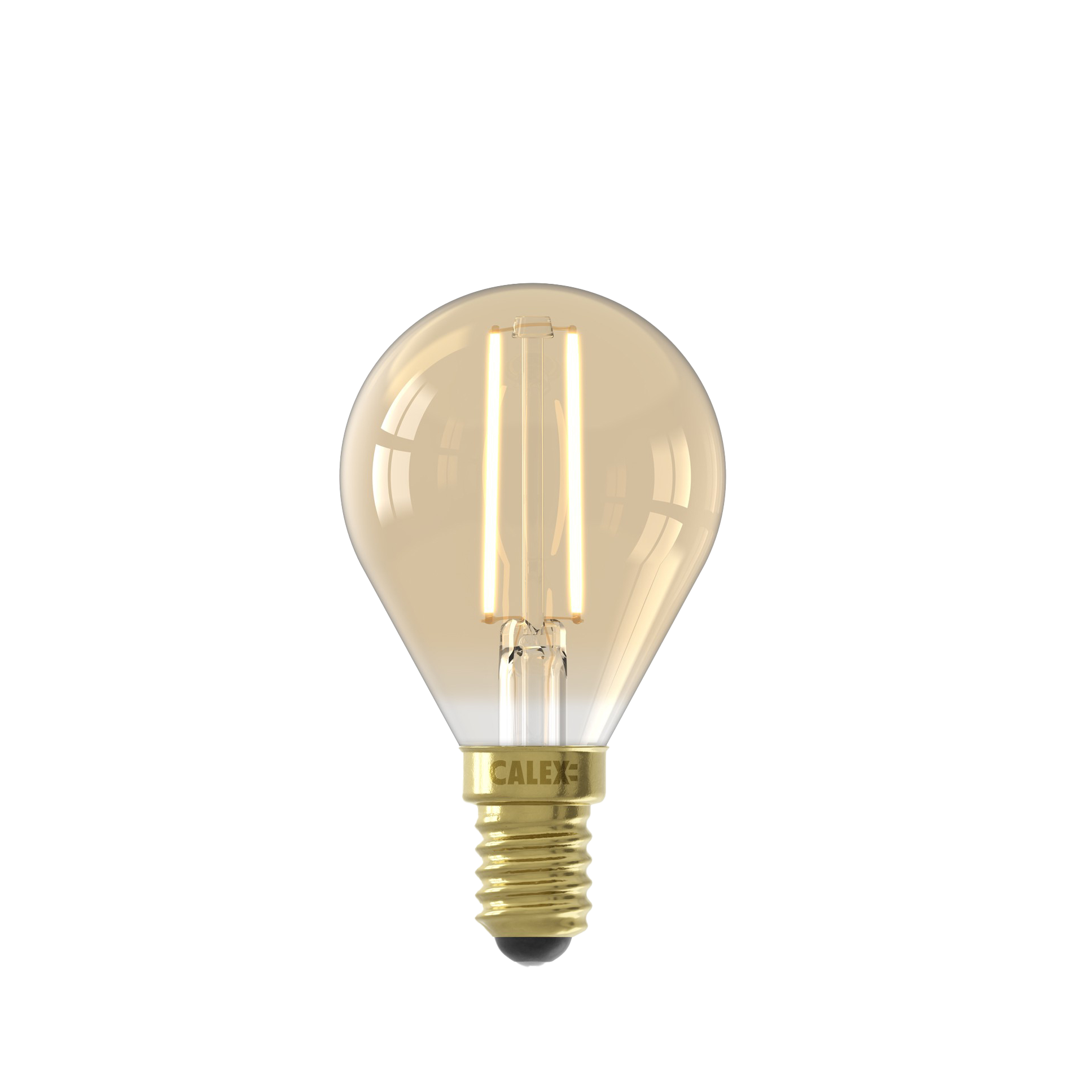 LED Filament P45 Ball Gold 3.5W 2100K 250lm E14 | Calex