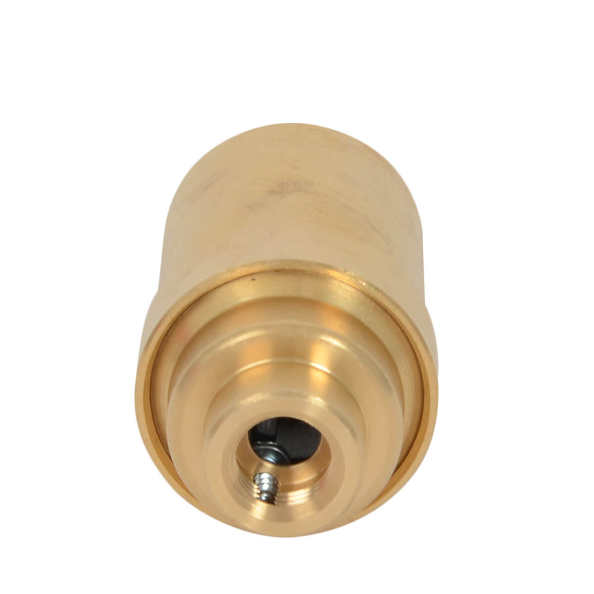 Lampenfassung E14 mit M10x1-Gewinde Brass