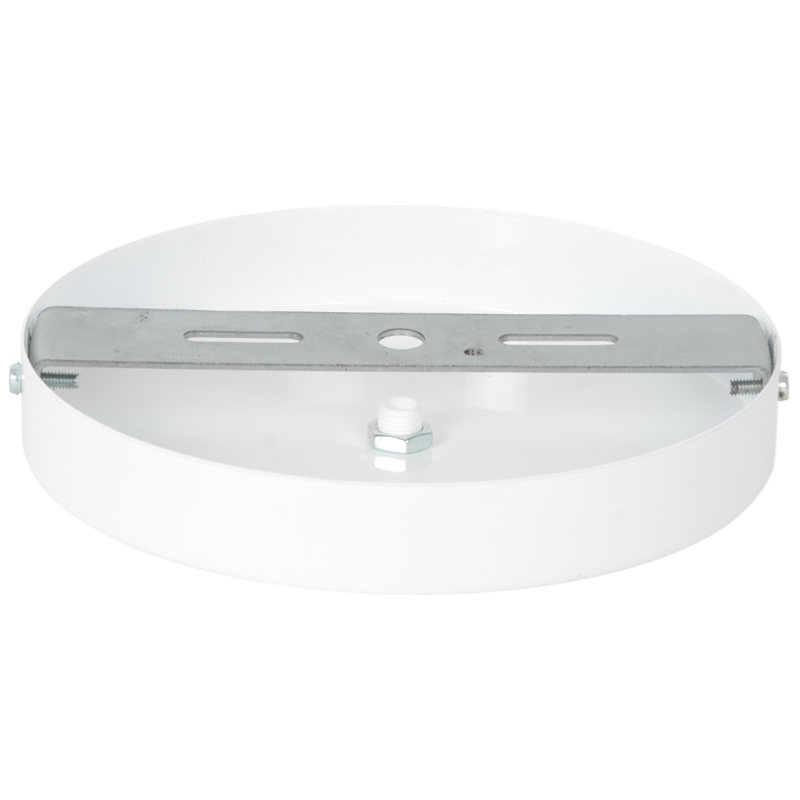Lampenbaldachin weiss gross