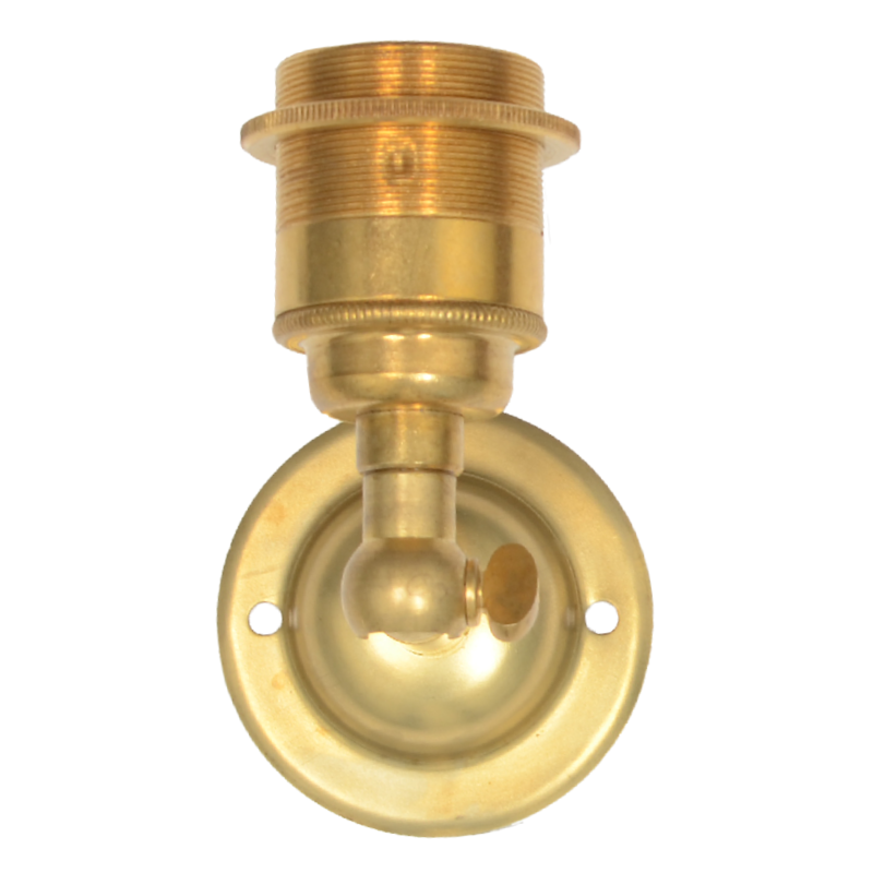 Wandleuchte Brass mit Stellring