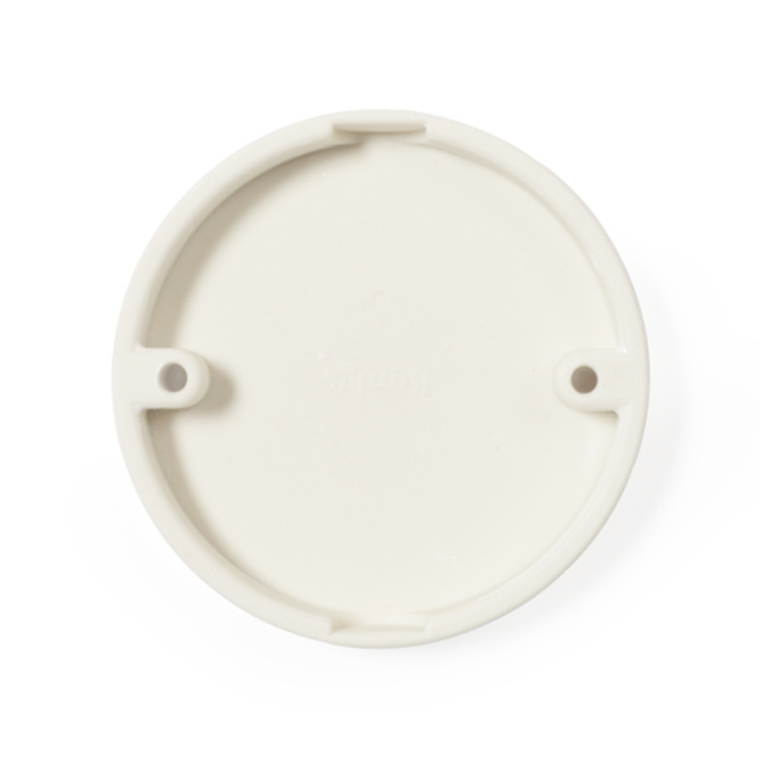 Blinddeckel Porzellan Weiss "Nudo"