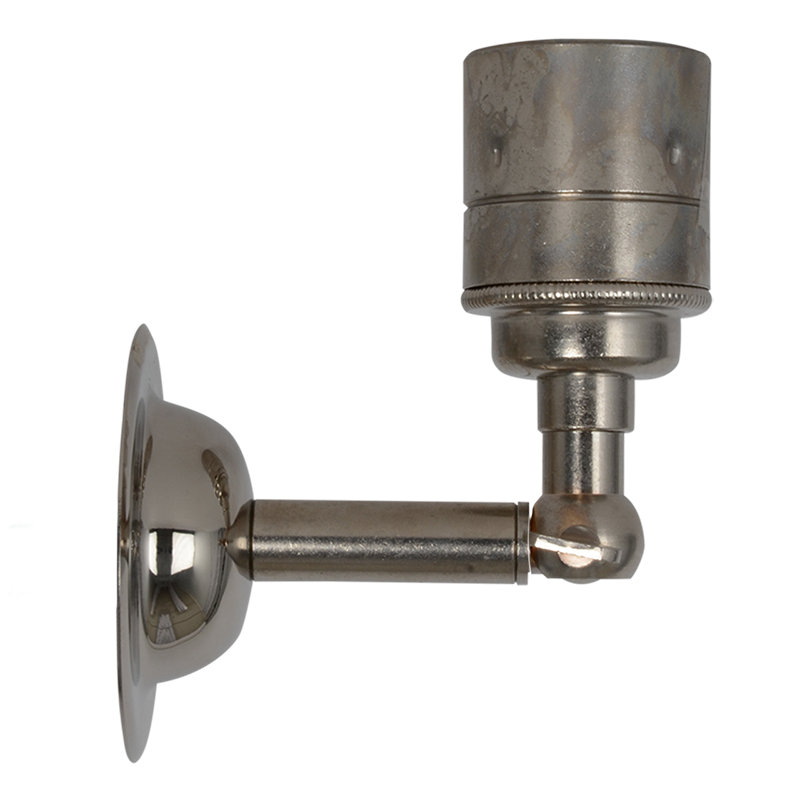 Wandleuchte Nickel ohne Stellring