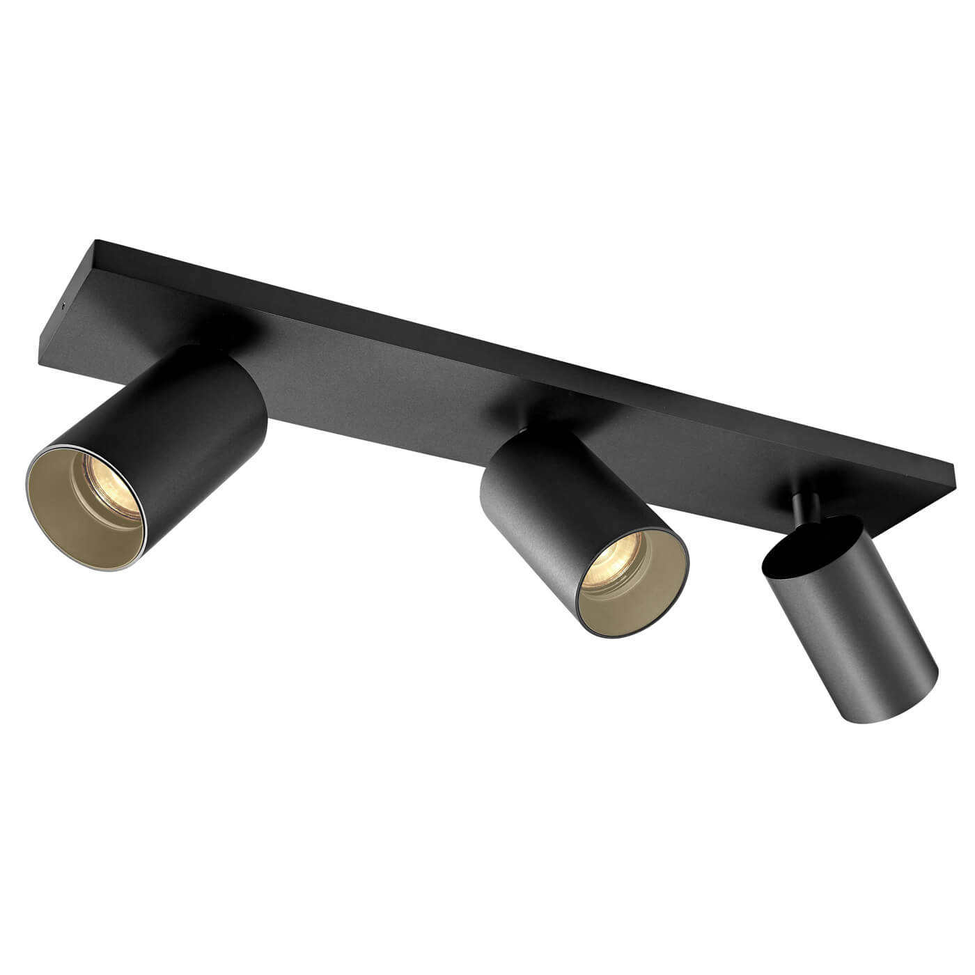 Deckenspot SpotOn3 schwarz von Antidark