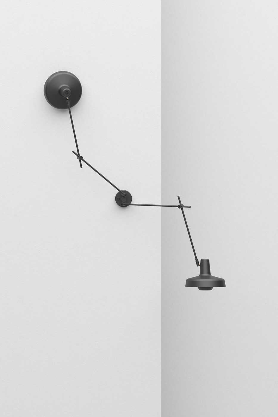 Wandlampe Arigato Wall 2 schwarz