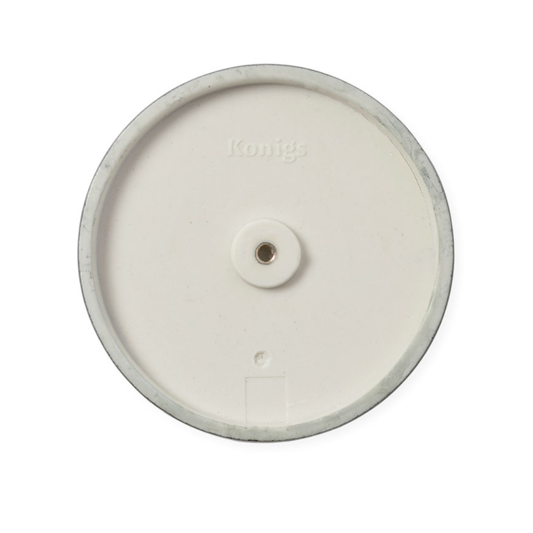 Porzellan Blinddeckel Piatto Piano Schwarz