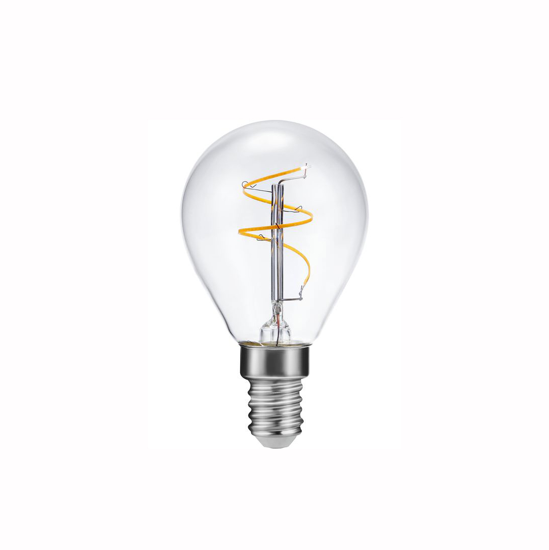 LED Filament Ball G45 klar 3.2W 320lm 2200K E14