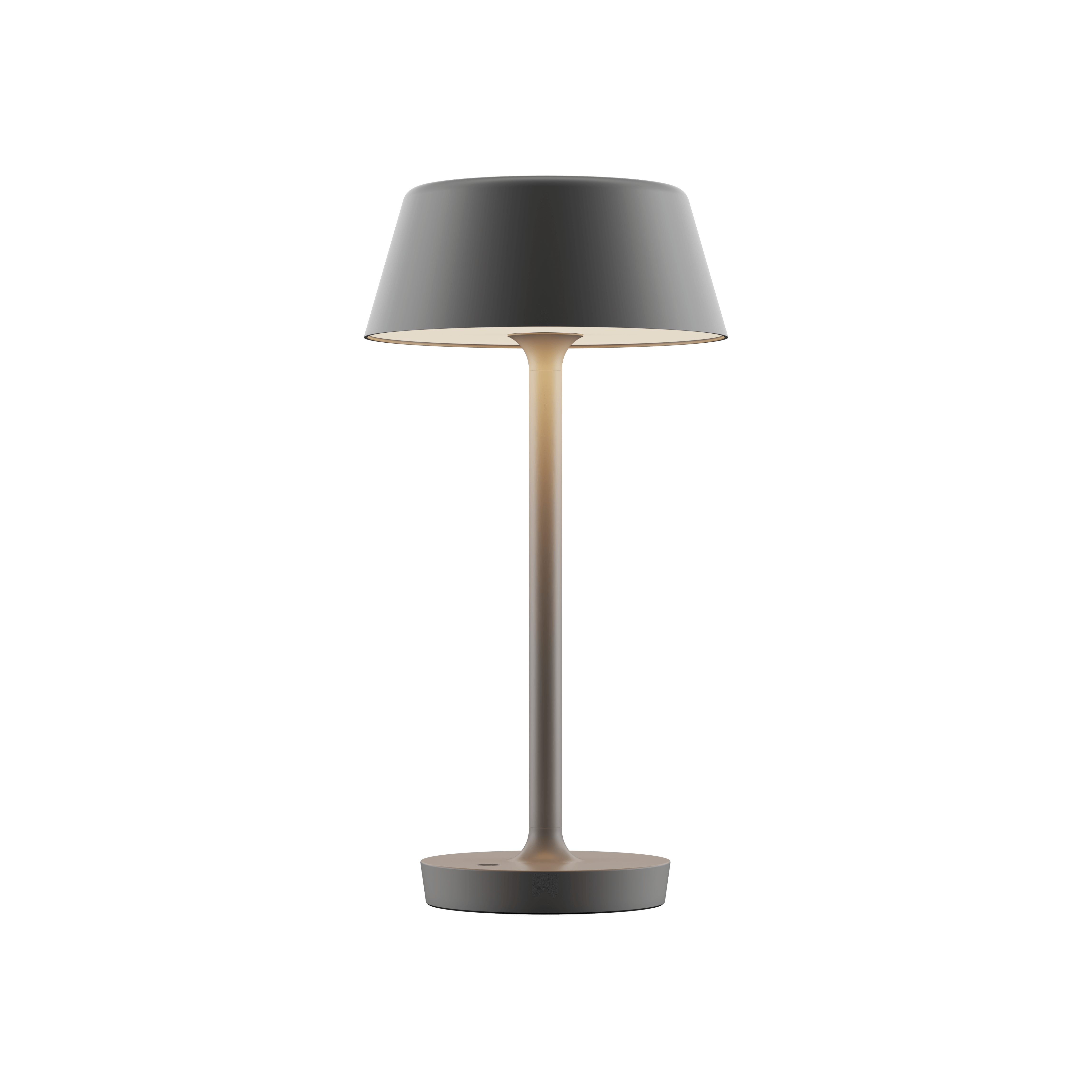 Tischleuchte Companion Big T2 Matt Grau | Antidark