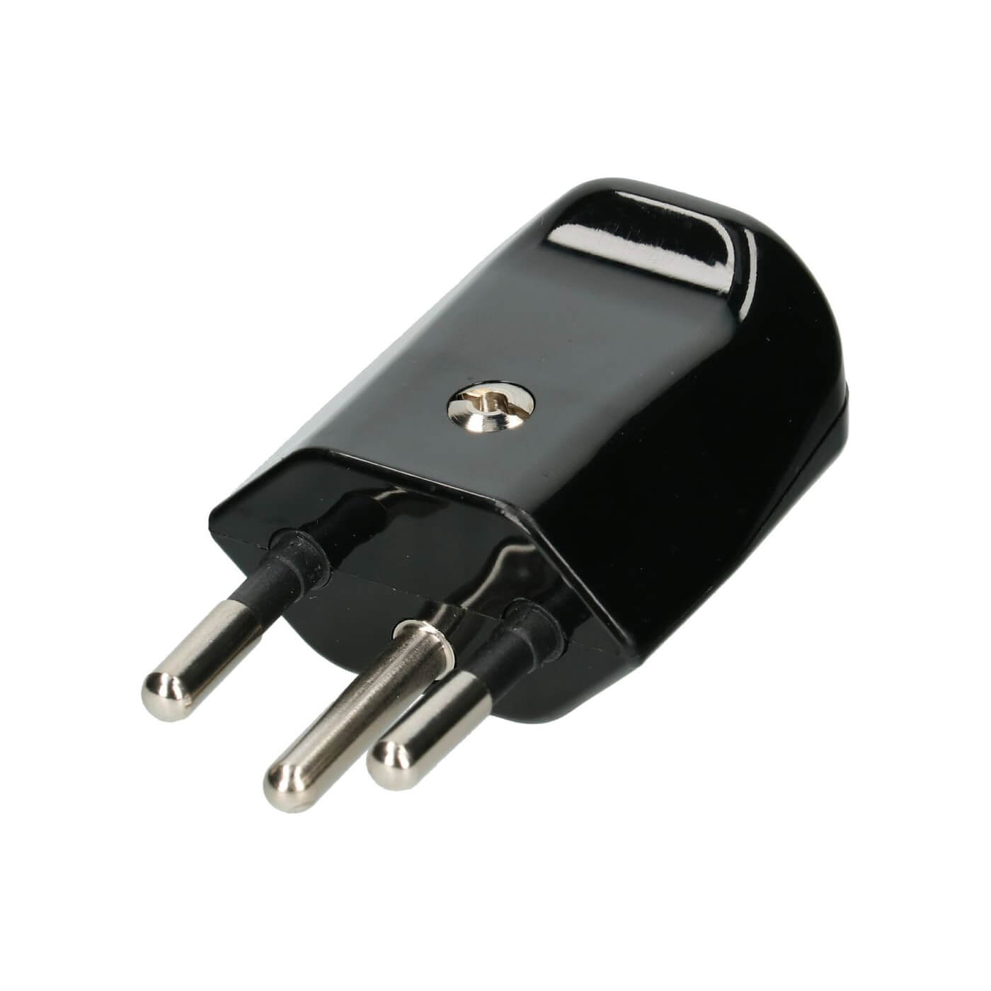 3-poliger Stecker Typ12 schwarz