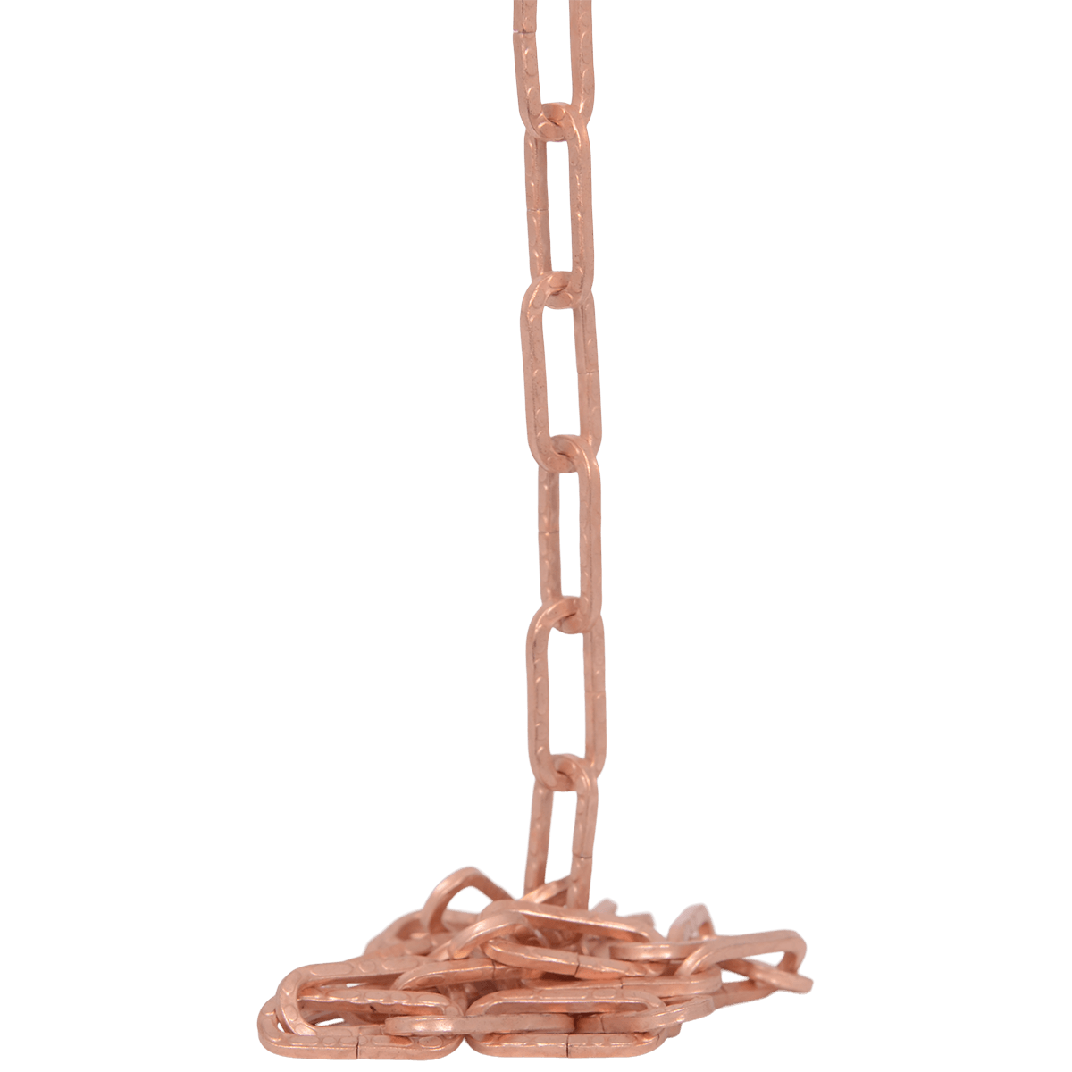 Zierkette gehämmert Kupfer klein