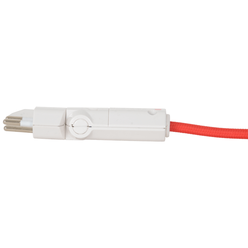 3-poliger Dreh-Winkelstecker Weiss T12