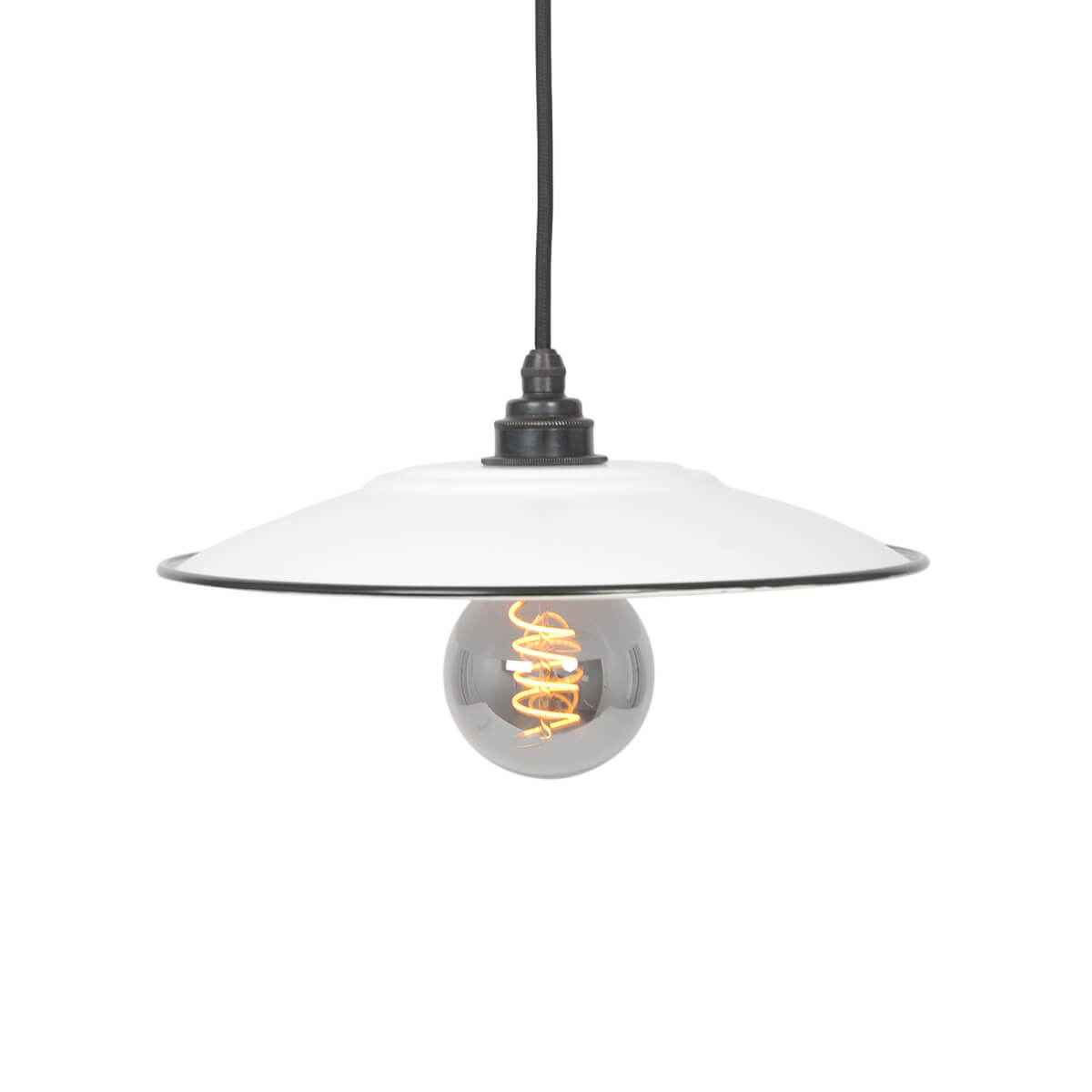 Lampenschirm Flat weiss matt