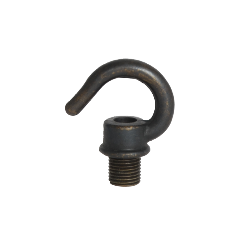 Haken mit Gewinde M10x1 "Bronze Finish"