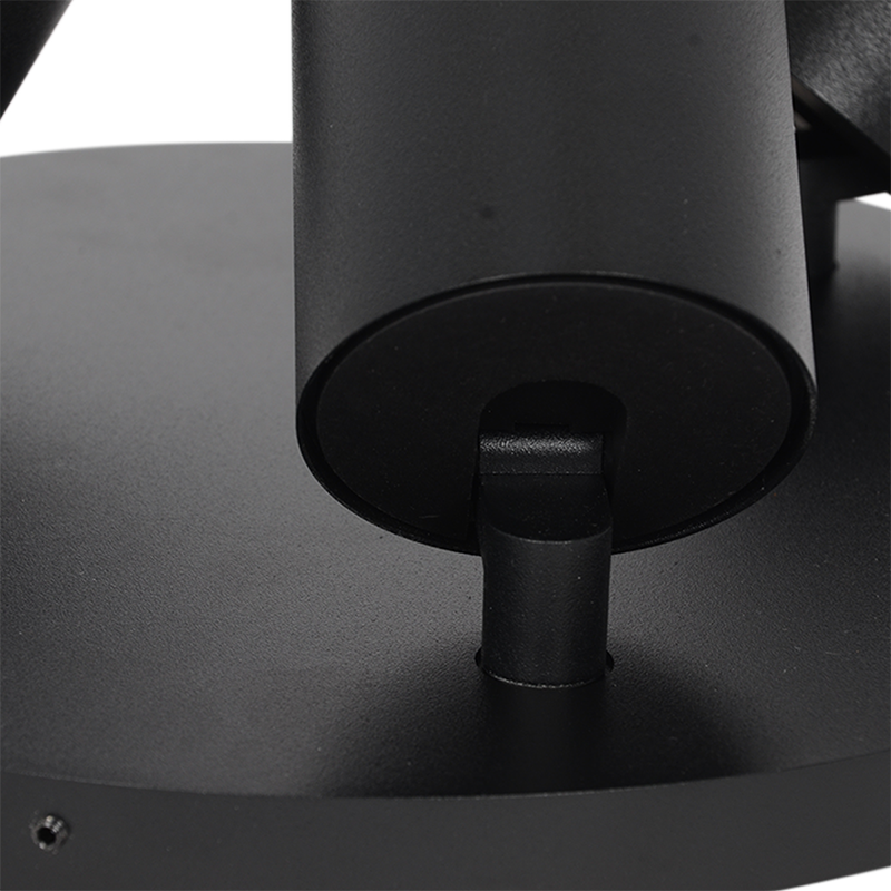 Wand- und Deckenleuchte SpotOn 3 Circle Schwarz | Antidark
