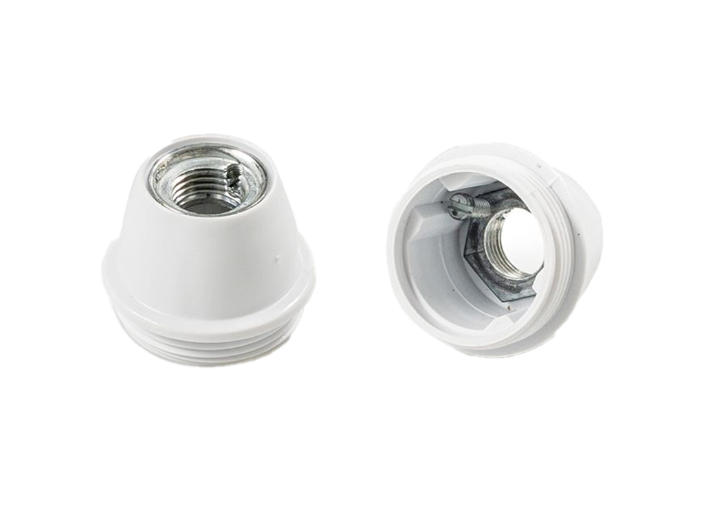 Dome E14 Kunststoff Weiss