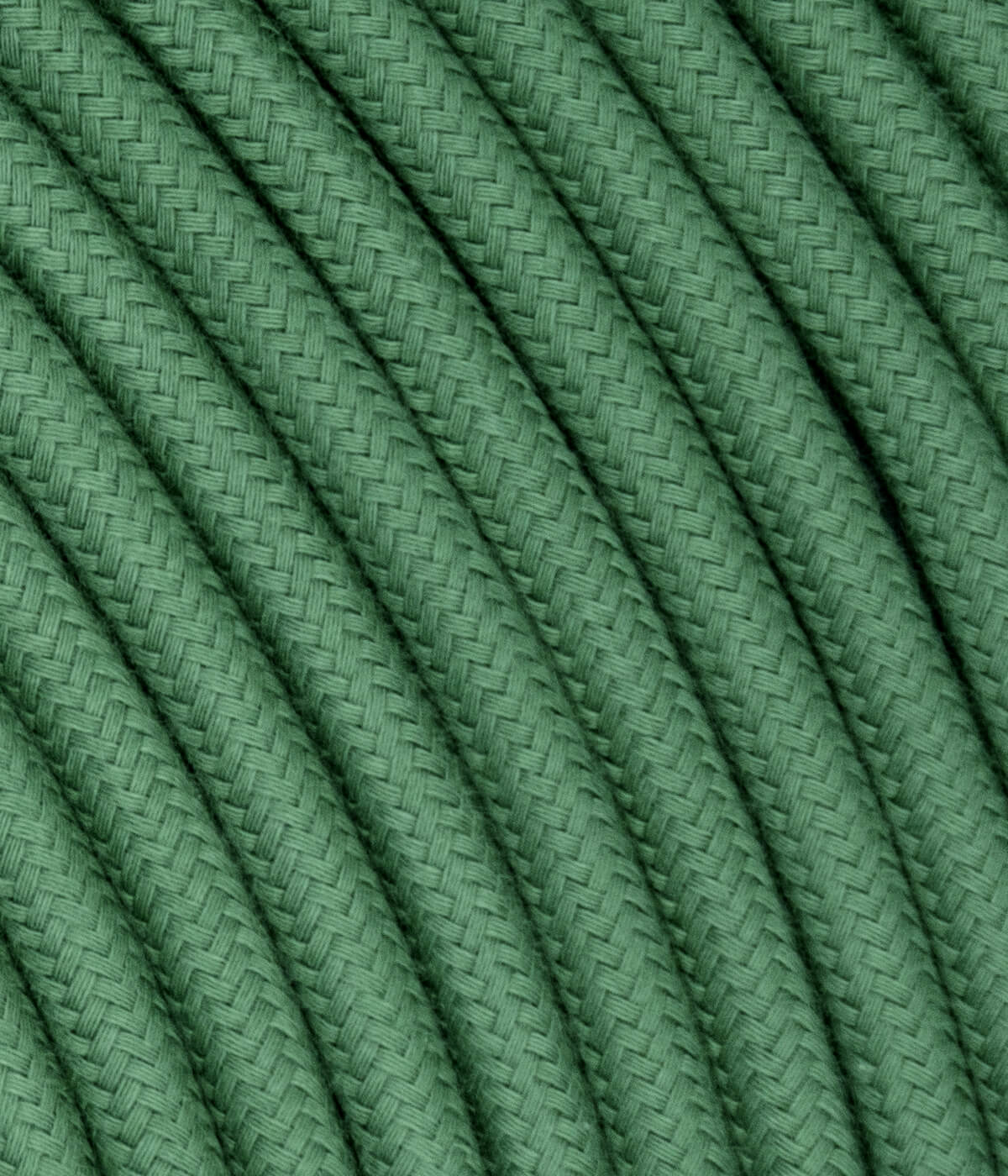 Textilkabel Blattgrün "Verdino" TO433, 3 x 0,75mm²