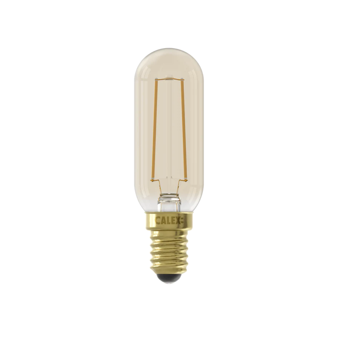 LED Tubular T25 Gold 3.5W 2100K 250lm E14 | Calex