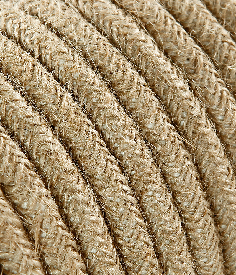 Textilkabel Jute TO415, 5 x 0,75mm²