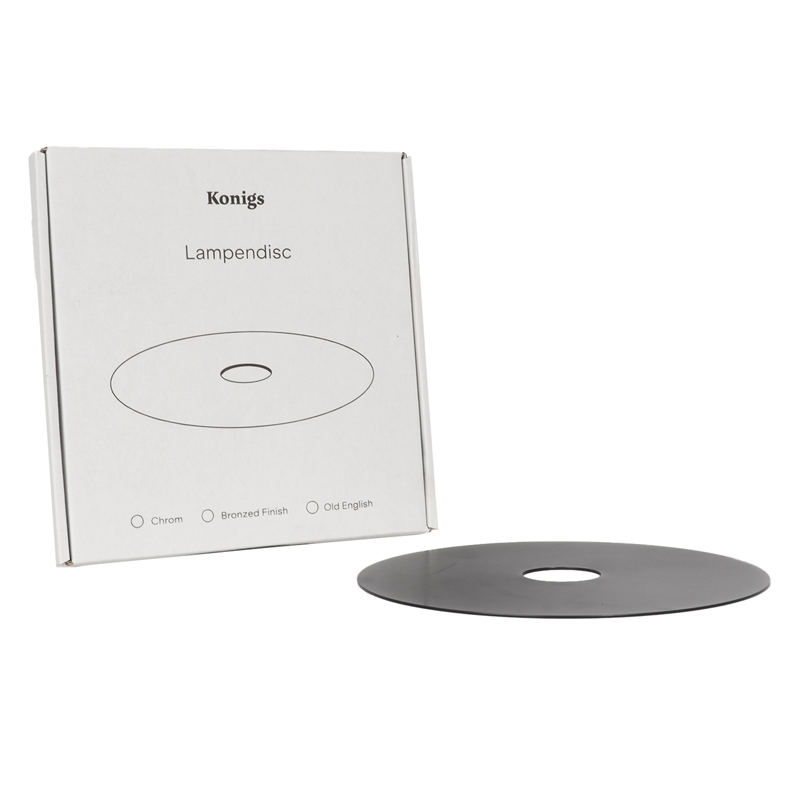 Lampenschirm Disc Bronzed Finish