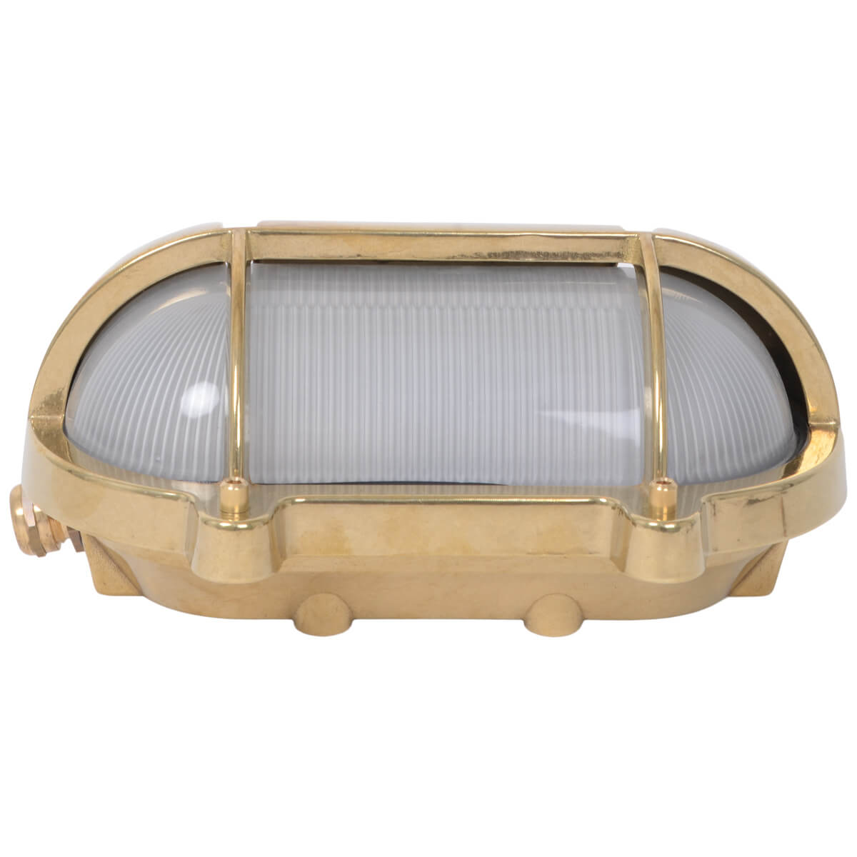Wandlampe Line Oval Messing 245x172 E27 | Foresti & Suardi