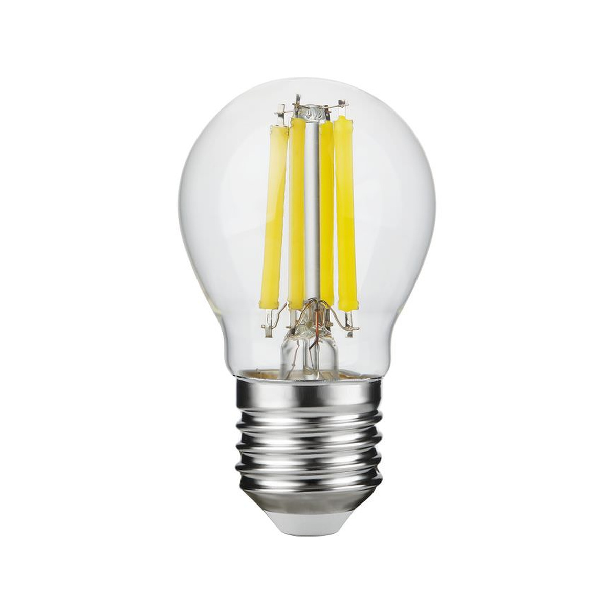 LED E27 Filament Ball G45x80mm 806Lm 7W 2700K Klar Dimmbar