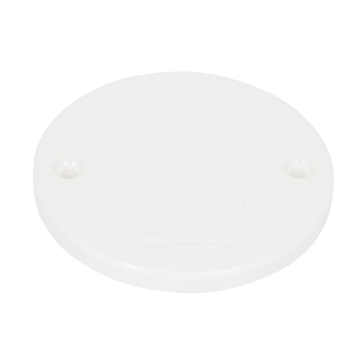 Blinddeckel Porzellan Weiss