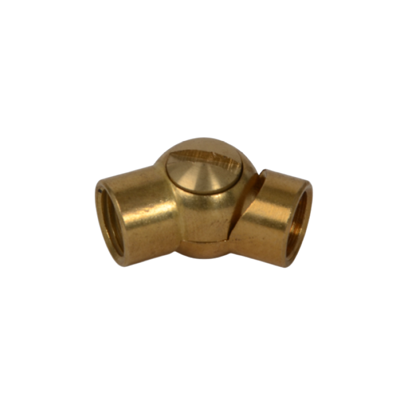 Schraub-Gelenk M10x1, Brass