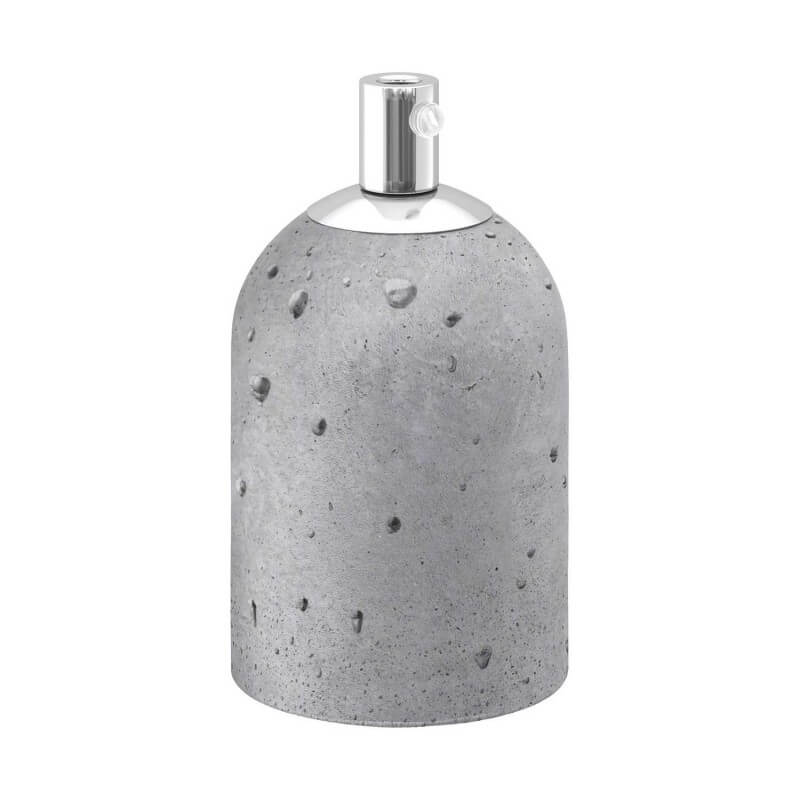 Lampenfassung E27 Beton Hellgrau