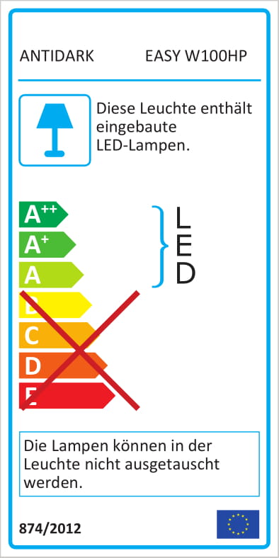 LED-Spot Easy single Schwarz | Antidark