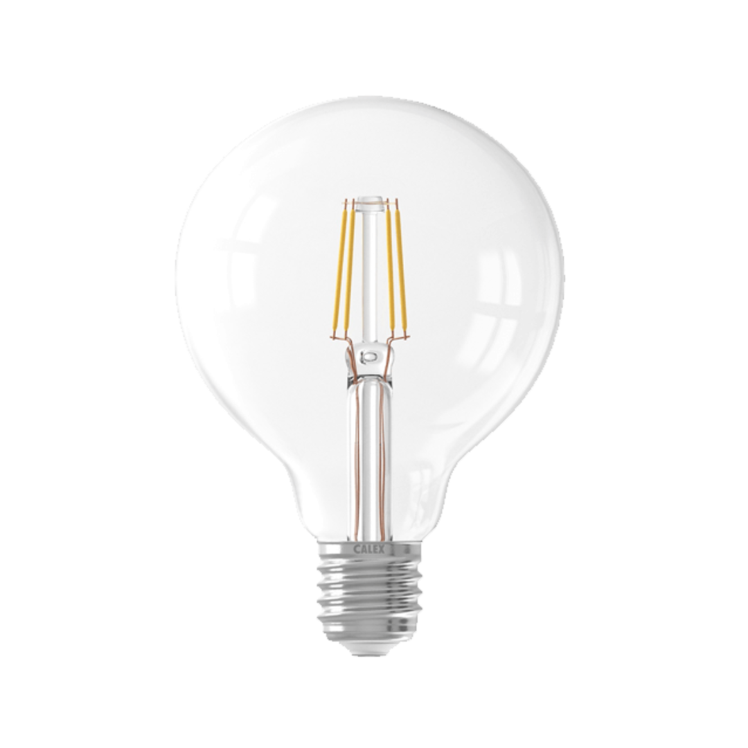 LED Filament G95 Globe Lamp 7W 806lm 2700K E27 klar | Calex