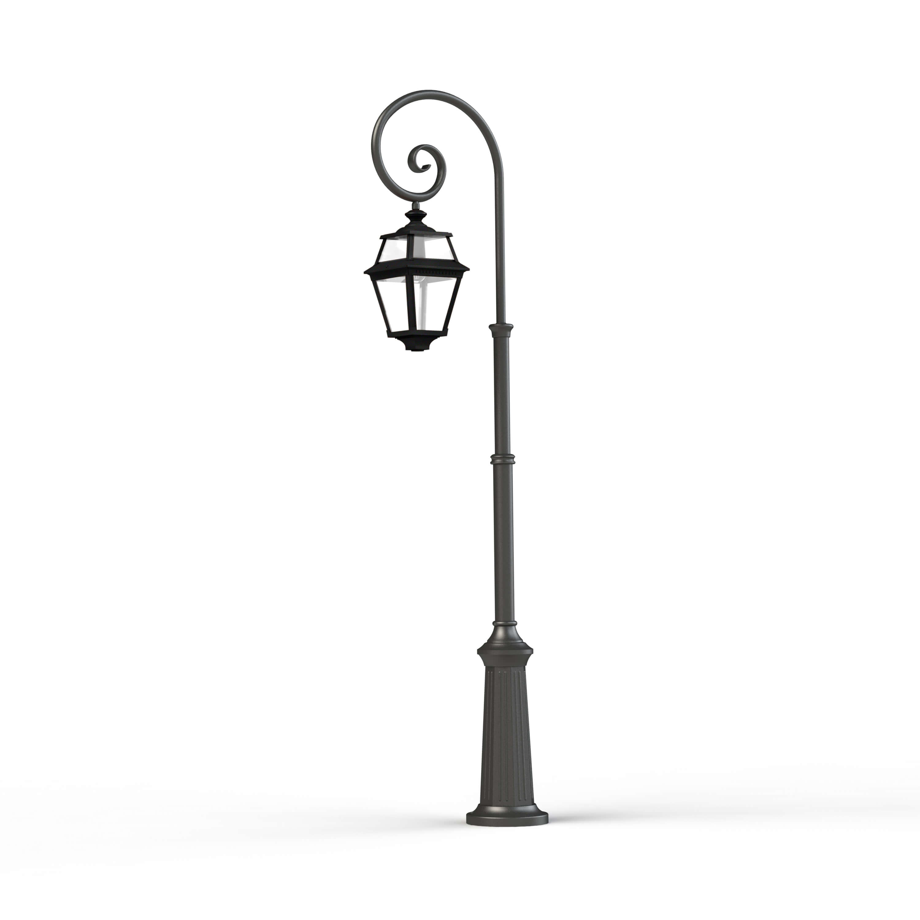 Wegelampe Place des Vosges 2 M9 gebogen | Roger Pradier®