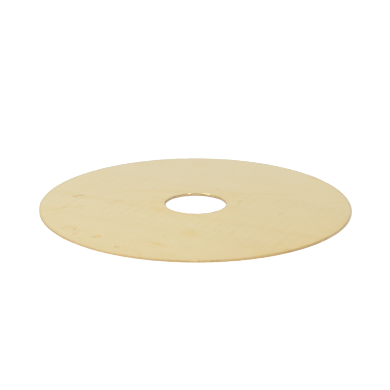 Lampenschirm Disc Messing roh 21 cm