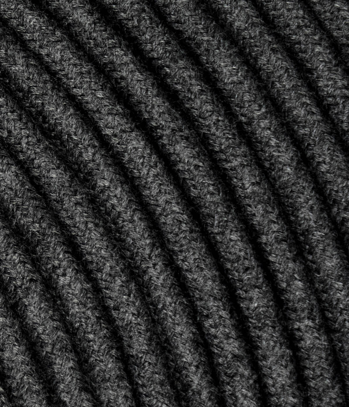 Textilkabel carbon grau TO443, 5 x 0,75mm²