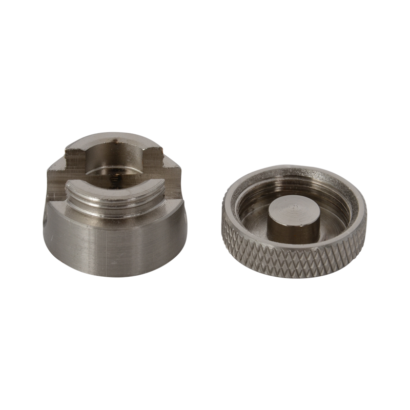 Kabelhalter 2-teilig Nickel Matt