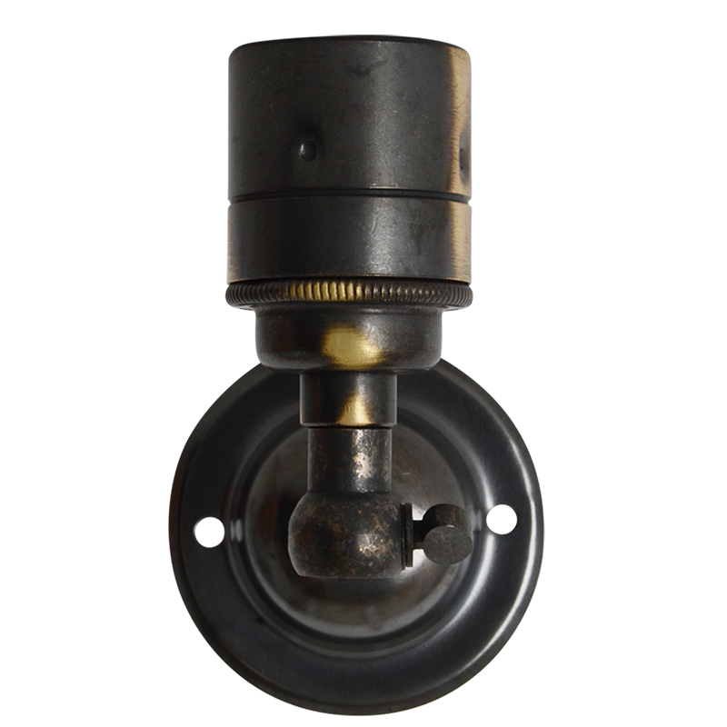 Wandleuchte Brushed Antique ohne Stellring