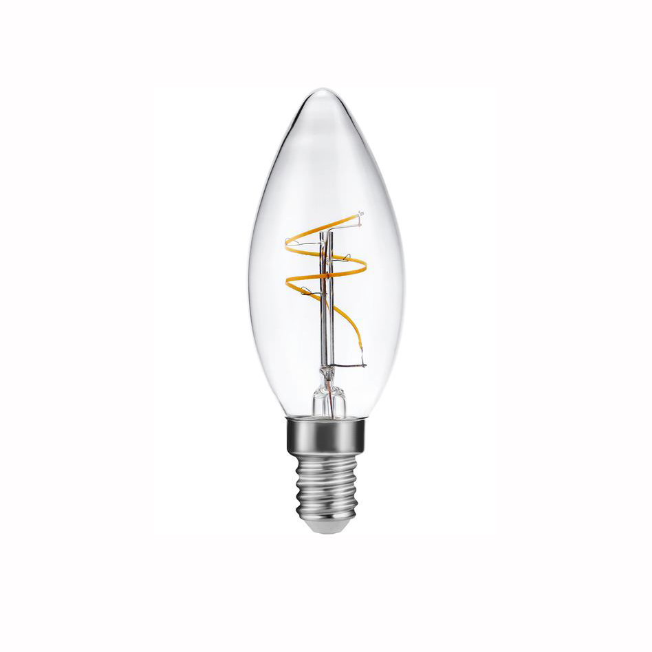 LED E14 Slim Flex Filament Kerze 230V 320Lm 3.2W 2200K Klar Dimmbar