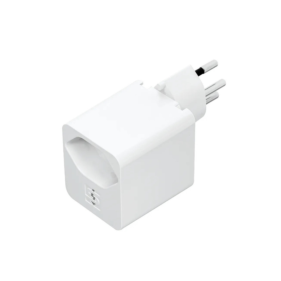 USB-C PD Schnellladeadapter 18W 5V/3.0A + 1xT13 drehbar 325° weiss
