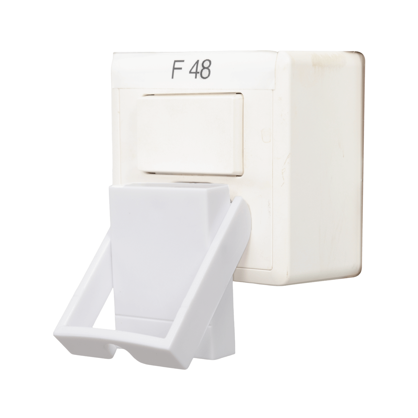 Flachwinkelstecker Skate T12 90° Weiss