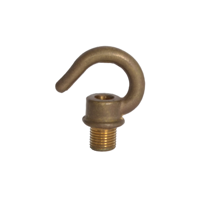 Haken mit Gewinde M10x1 "Brass"
