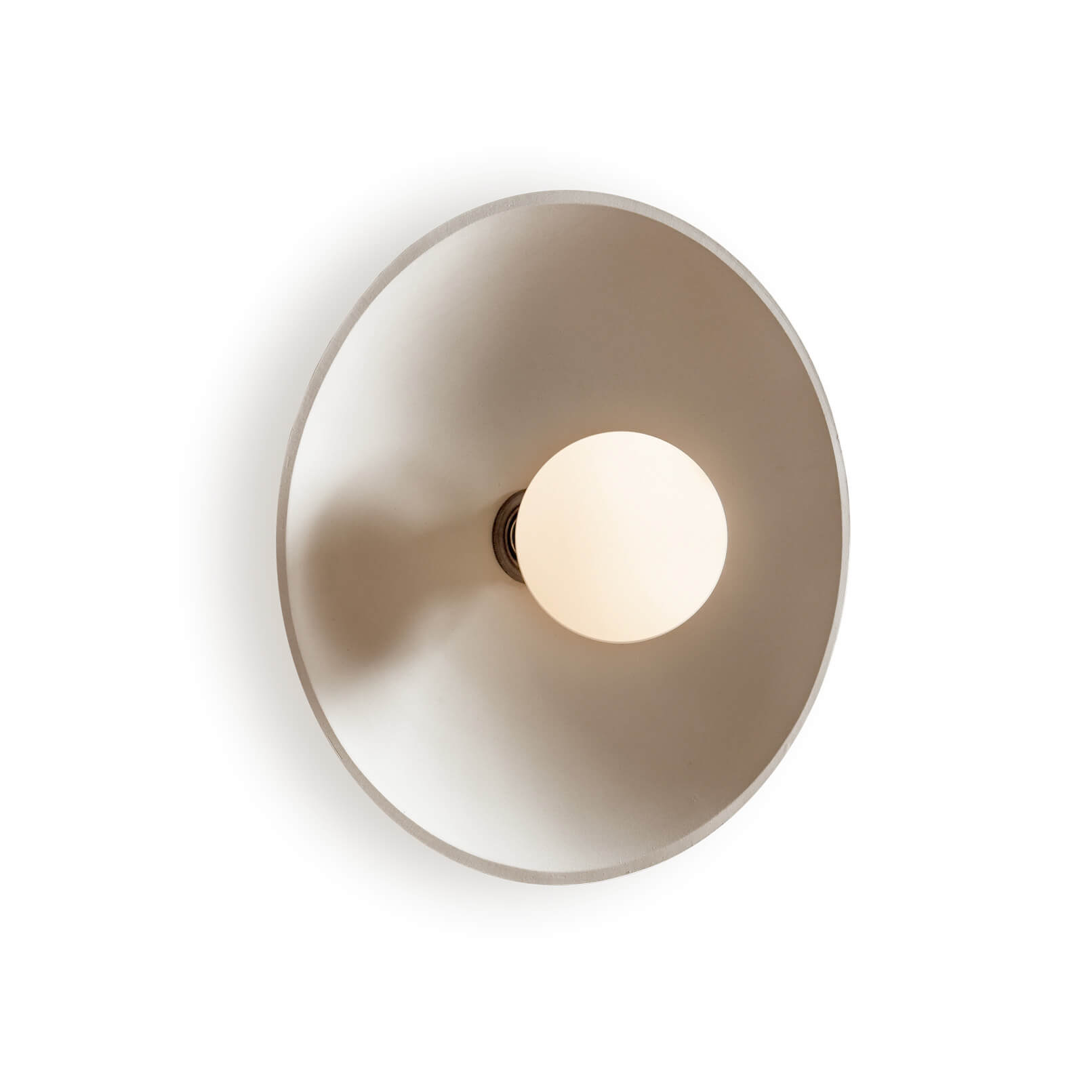 Keramik Wand- und Deckenlampe Rhea - natural | atelier mond