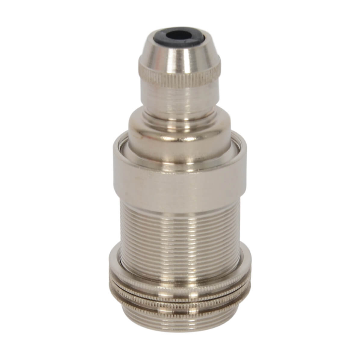 Lampenfassung E14 mit Stellring Nickel