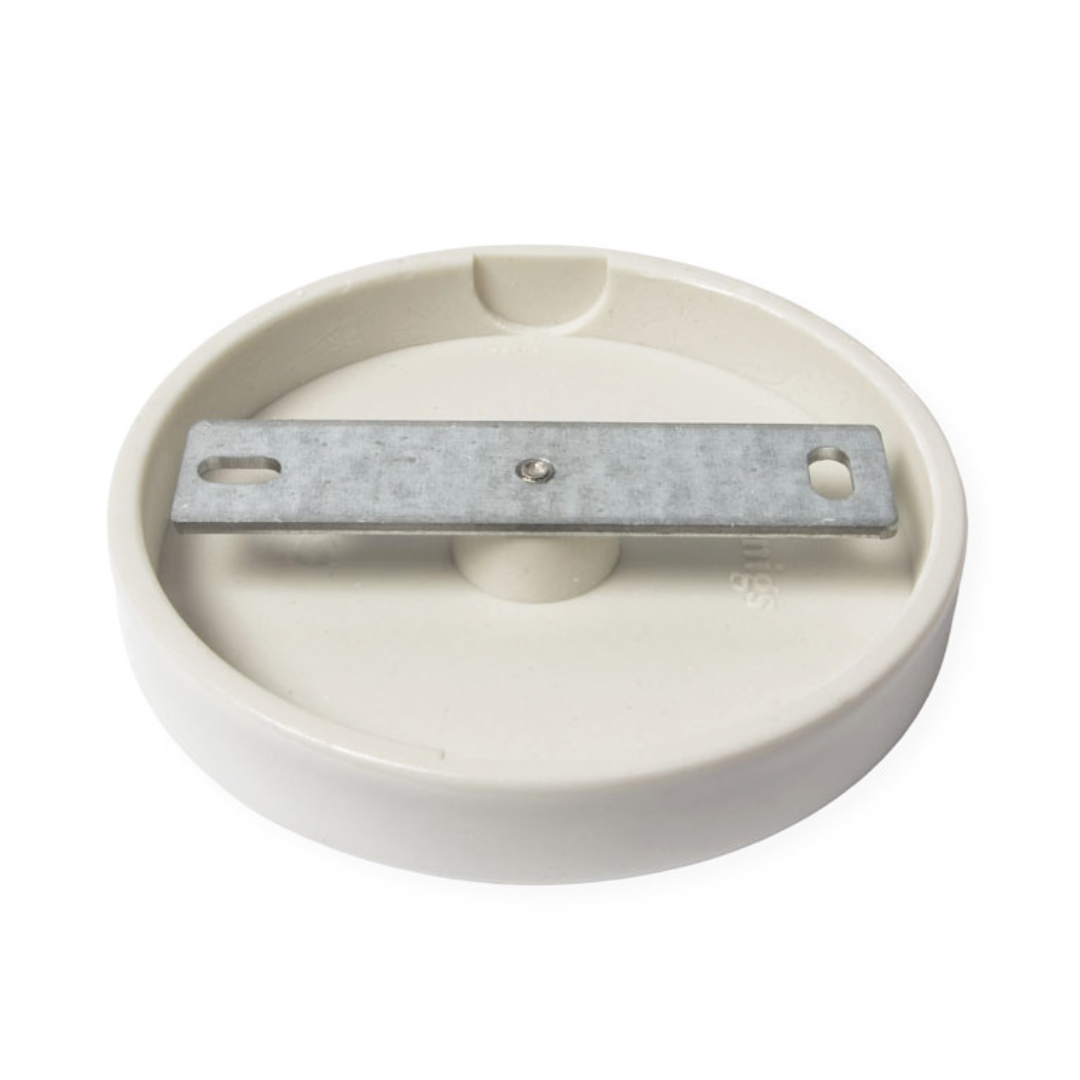 Porzellan Blinddeckel mit Sollbruchstellen Piatto Fondo Weiss