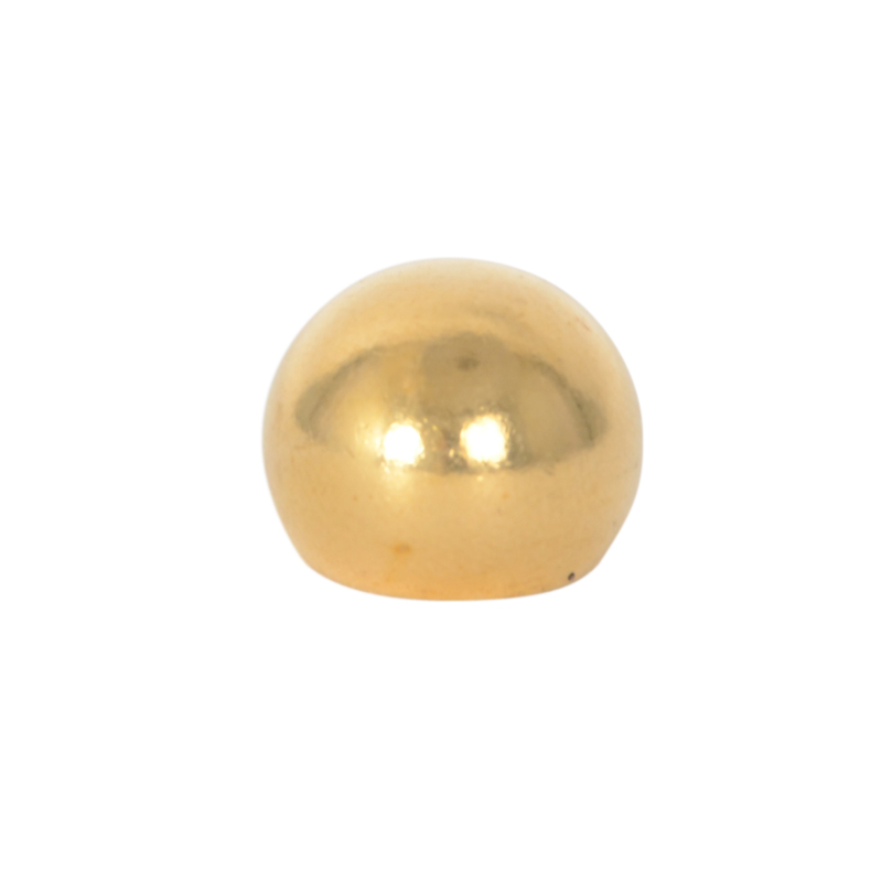Abdeckkappe rund Brass M10 Gewinde Konigs