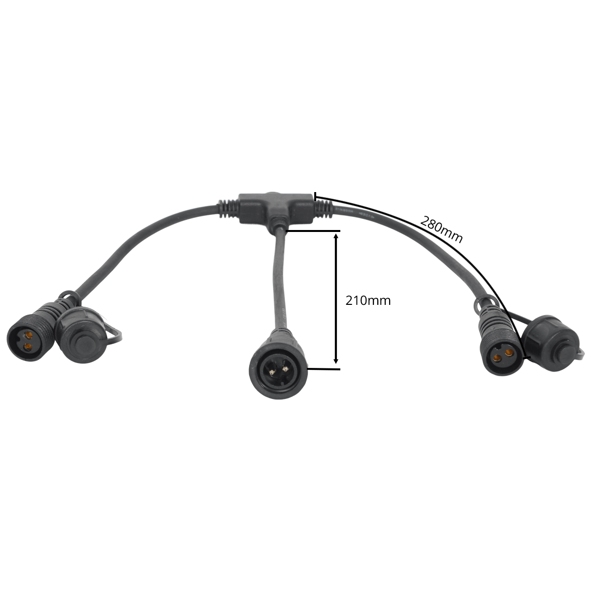 Lichterkette Modular Splitter IP65/ T-Stück 1 zu 2