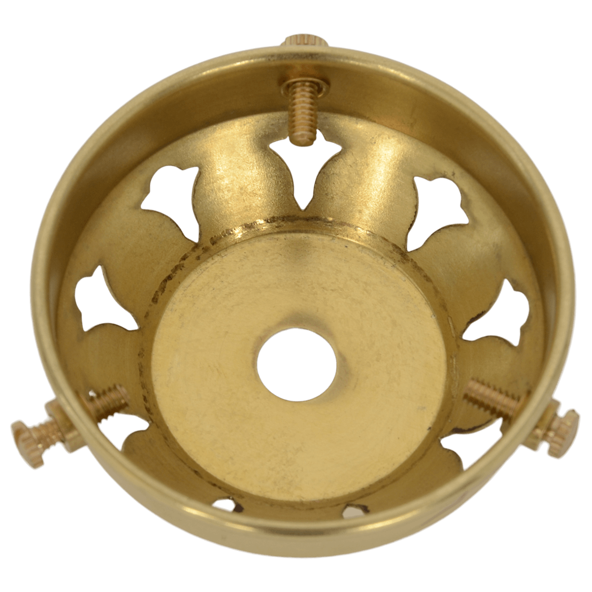 Glas-/Lampenschirmhalter Retro Brass