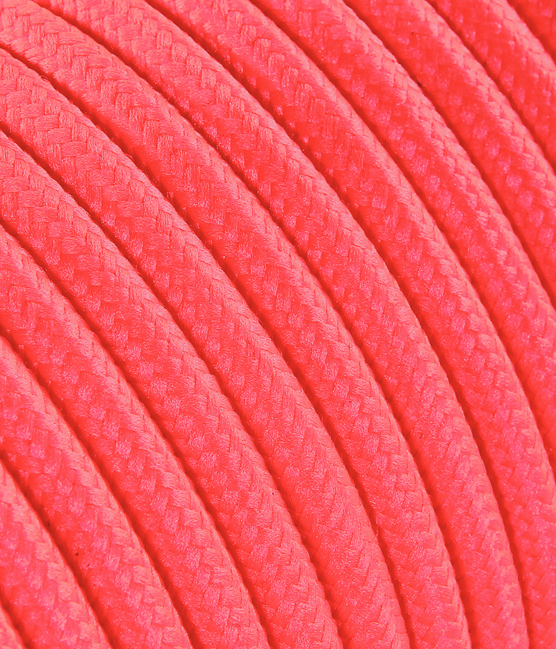 Verlängerungskabel Textil neon-fuchsia TO81
