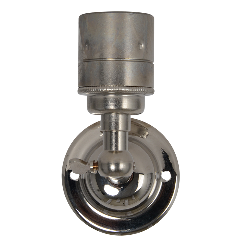 Wandleuchte Nickel ohne Stellring