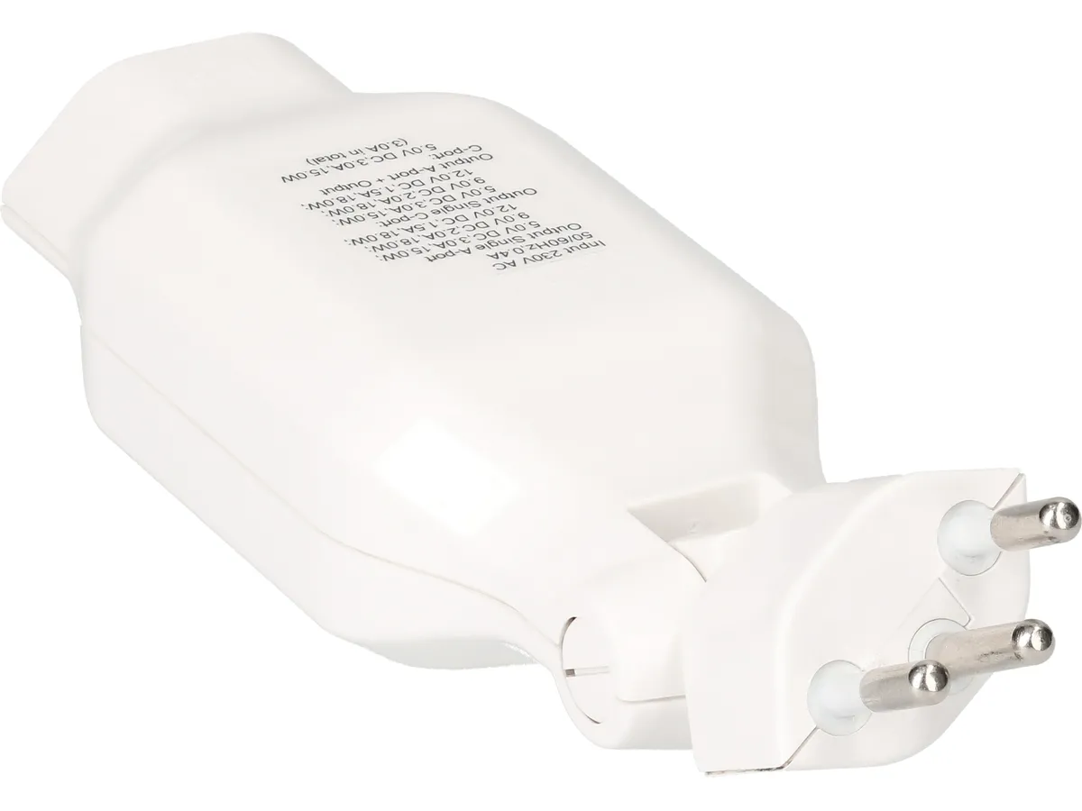 Abzweigstecker clip-clap mit USB-A und USB-C